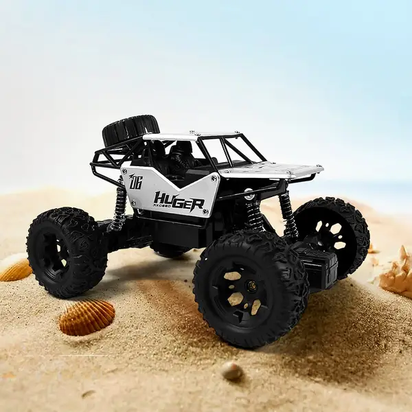 [17816_rc_monster_toy_truck] Rock Crawler Monster RC Truck All Terrain Stunt Racing Car Rechargeable Indoor Outdoor Toy Car
