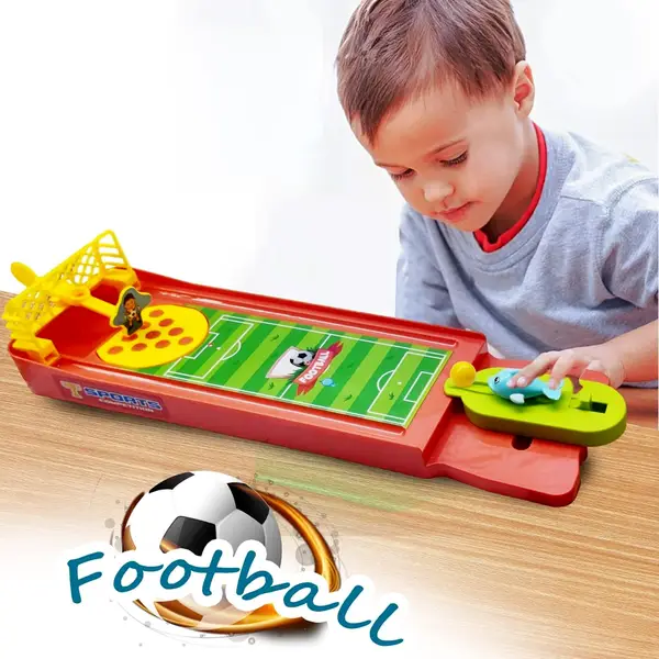 [17863_table_tob_football_game] Mini Table Top Finger Football Game for Kids-Desktop Game for Kids & Adults, Fun Indoor Finger Bowling Game for Boys & Girls, Family Board Game