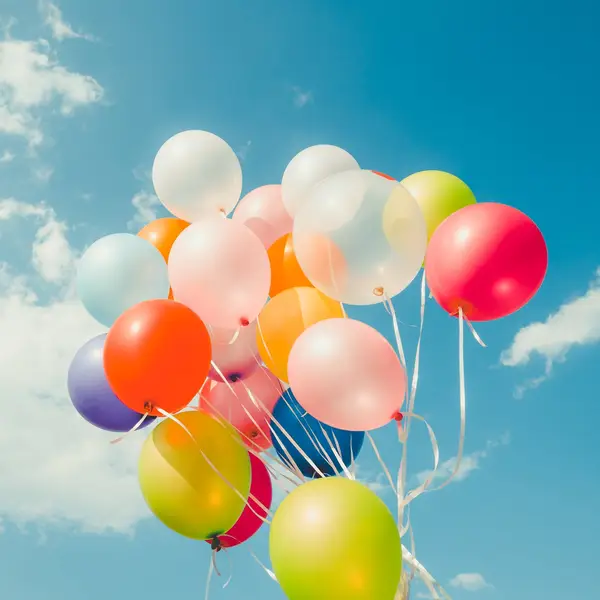 [8894_multi_balloon_24pc_no3] Balloons Kinds of Latex Balloons for Birthday / Anniversary / Valentine's / Wedding / Engagement Party Decoration Birthday Decoration Items for Kids Multicolor (24 Pcs Set)