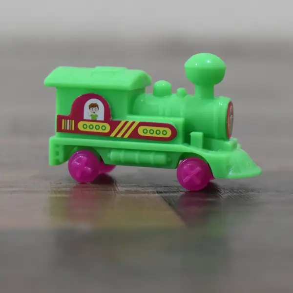 [4418_30pc_int_pushback_train_atp82] 30pc Pull Along Back train Friction Power Toy Vehicle Push and Go Crawling Toys Baby