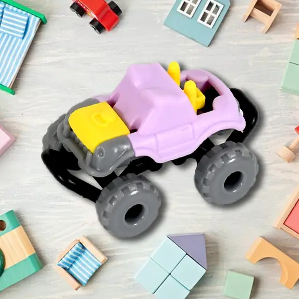 [1973_mini_moster_truck_30pc_atp287] Mini Monster Trucks Friction Powered Cars for Kids Big Plastic Tires Baby Boys Super Cars Blaze Truck for Kids Gifts Toys (30 Pcs Set)