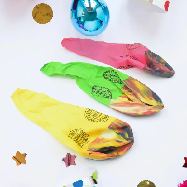 [8896_big_balloon_3pc_no6] Big Size Balloons Kinds of Rainbow Party Latex Balloons for Birthday / Anniversary / Valentine's / Wedding / Engagement Party Decoration Multicolor (3 Pcs Set