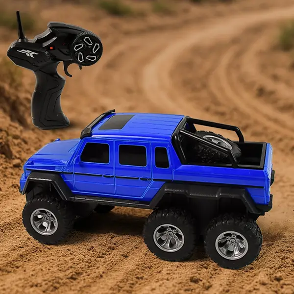 [4380_electroplay_turbo_thunder_remote_car_toy] Electroplay 6-Wheel Drive Remote Control Off-road Car for Kids (1 Set)