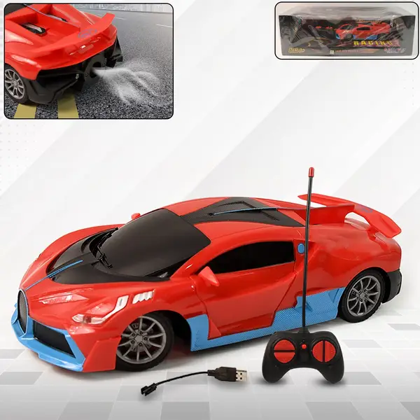 [4388_electroplay_sprinter_smoky_remote_racing_car] Electroplay High-Speed RC Sports Car with Spray Exhaust Effect (1 Set)