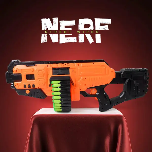 [1987_street_viper_gun_n_30_bullet_at203] Street Viper Gun With 30 Soft Bullets (1 Set)