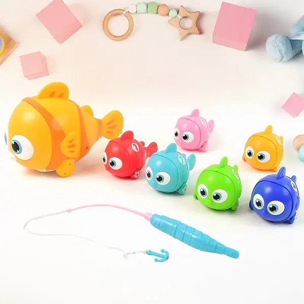 [4378_electroplay_7in1_magnetic_fishing_toy] Electroplay 7-in-1 Magnetic Fishing Toy Set for Kids