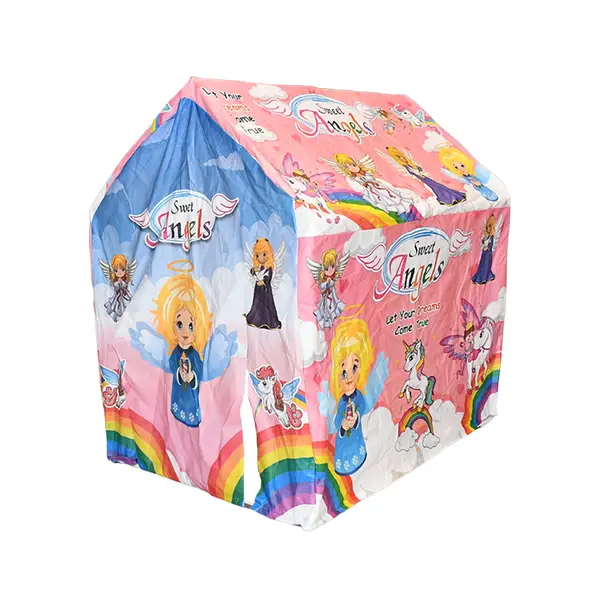[1909_sompari_play_tent] Jumbo Size Go to School Kids Play Tent House (Multicolour)