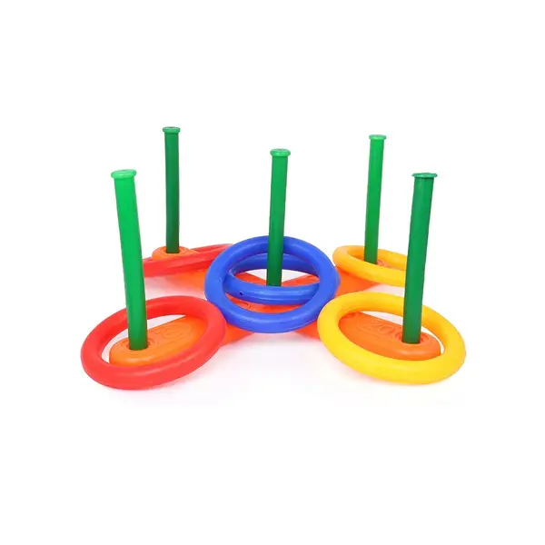 [8078_13pc_ring_toss_game] 13 Pc Ring Toss Game widely used by children’s and kids for playing and enjoying purposes and all in all kinds of household and official places etc.