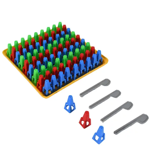 [1936_color_crush_game_at157] Plastic Color Crush Game Board, A Puzzle Game, Challenge's Educational Board Game's, Game for Kids & Adults, Birthday Gift (1 Set)