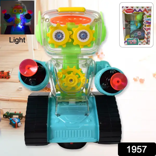 [1957_gear_robot_car_at137] Gear Robot Car for Kids (1 Pc)