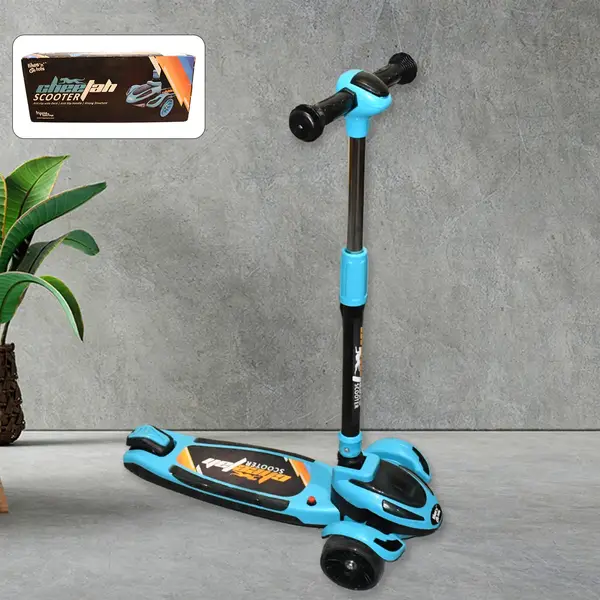[8920_kids_foldable_kick_scooter] Foldable Kick Scooter for Kids 2-12 Years Old | Lightweight (1 Pc)
