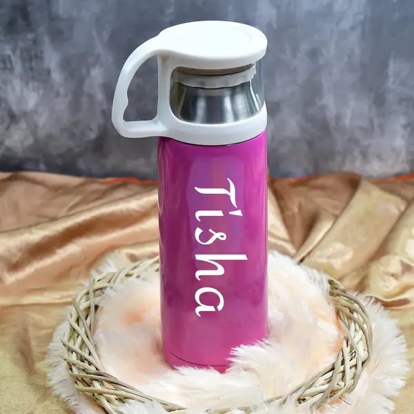 [DSIN 6460] Custom Stainless Steel Bottle for Water & Beverages (1 Pc, Mix Use)