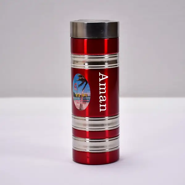 [DSIN 6756] Customize Mini Stainless Steel Water Bottle Bottle 380Ml For School  & Home Use