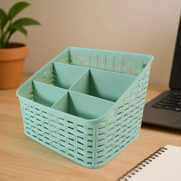 [11496_apex_plastic_multi_divider_holder_dh] Apex Premium Multipurpose Divider Holder with 5-Section Compartments