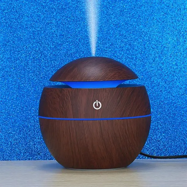 [13510_desktop_usb_humidifier_130ml] Ultrasonic Aromatherapy Humidifier USB Desktop (130 ML / 1 Pc)