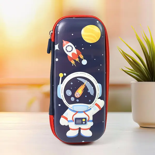 [18643_mix_des_pencil_box_1pc_no20] Pencil Box / Kids School Supply Organizer Students Stationery Box (1 Pc / Mix Design)