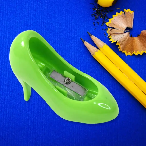[18923_high_heels_pencil_sharpener_1pc] High Heels Shape Pencil Sharpener Single Pencil Sharpeners (Mix Colour)