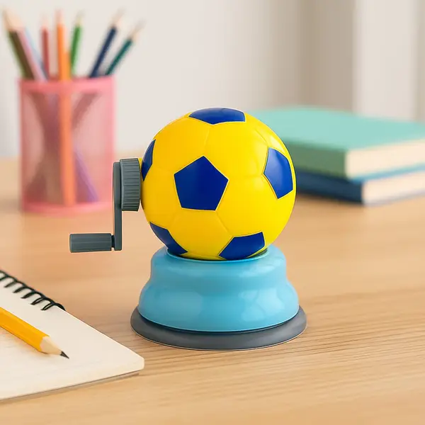 [18968_football_design_pencil_sharpener] Football Design Pencil Sharpener (1 Pc)