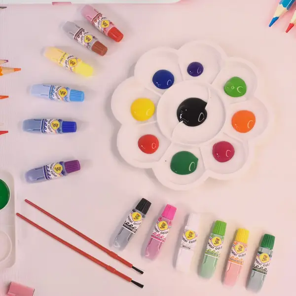 [18934_15in1_water_colour_kit] 15 In 1 Water Colour Kit for Kids B-day Return Gift (1 Set)