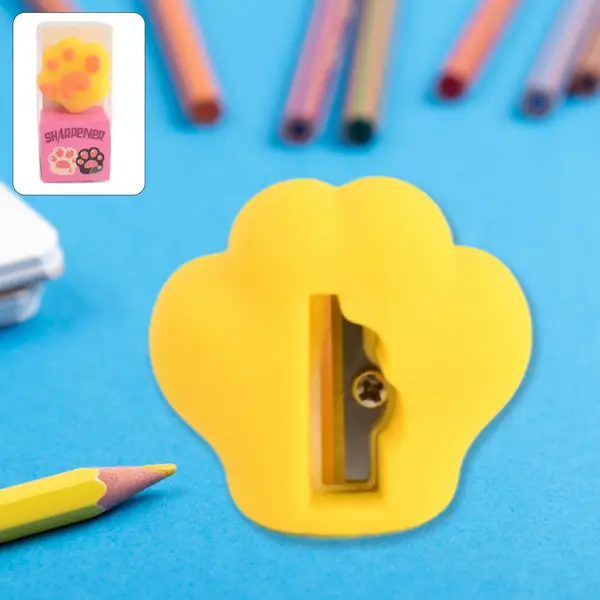[8916_2in1_pencil_sharpener_n_eraser] 2 in 1 Pencil Sharpener & Eraser for Kids, Fancy Sharpeners