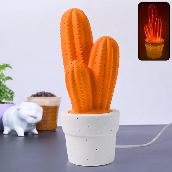 [9907_big_ceramic_table_lamp_1pc] Ceramic Table Lamp Big Desk Lamp (1 Pc)