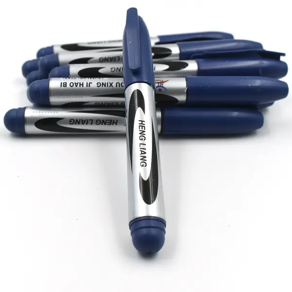 [9012_10pc_blue_marker] 10Pc Blue Marker and pen used in studies and teaching white boards in schools and institutes for students.
