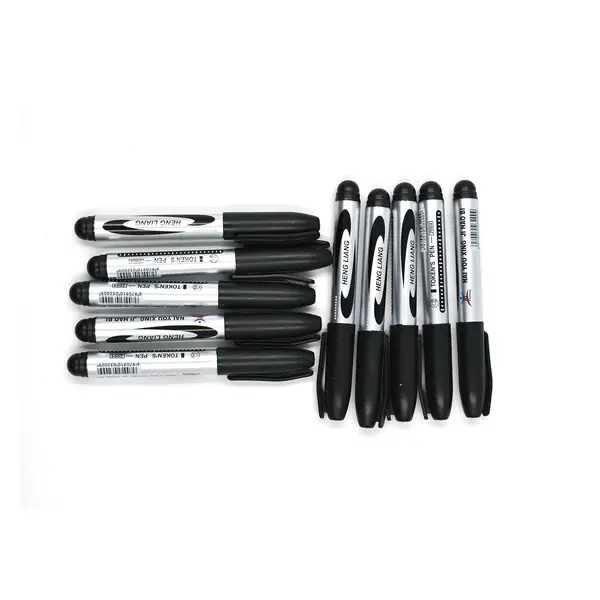 [9018_10pc_black_marker] 10 Pc Black Marker used in all kinds of school, college and official places for studies and teaching among the students.