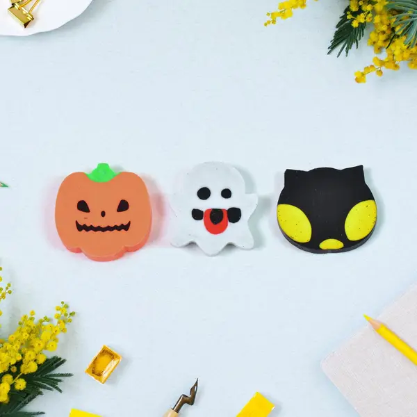 [18782_cartoon_eraser_1pc_atp245] Cartoon Shape Eraser& Rubber (1 Pc / Mix Colour & Design)