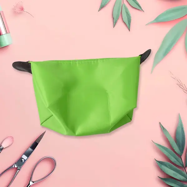 [18285_portable_muti_zipper_pouch] Portable Cosmetic Bag Multi-Functional Waterproof Wash Pouch (1 Pc)