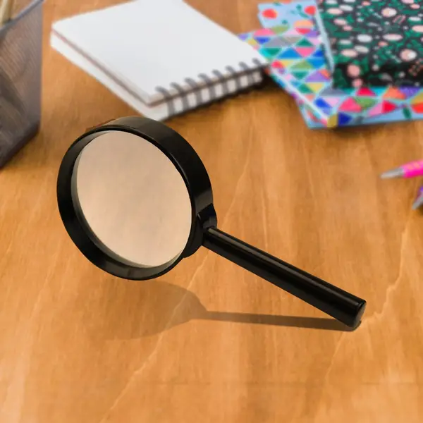 [17781_50mm_magnifying_glass_lens_1pc] Real Glass Magnifying Lens for Reading, Breakage-Proof (50 mm)