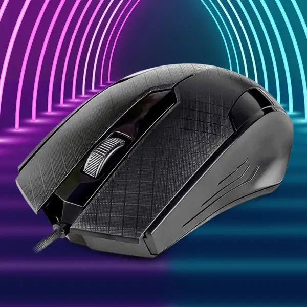 [13340_wired_optical_mouse_1pc] Computer / Laptop Wired Optical Mouse (1 Pc)