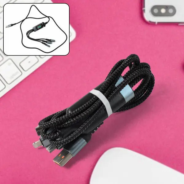 [13168_100w_3in1_fast_charging_cable] 3-in-1 Super Fast Charging Cable 100w