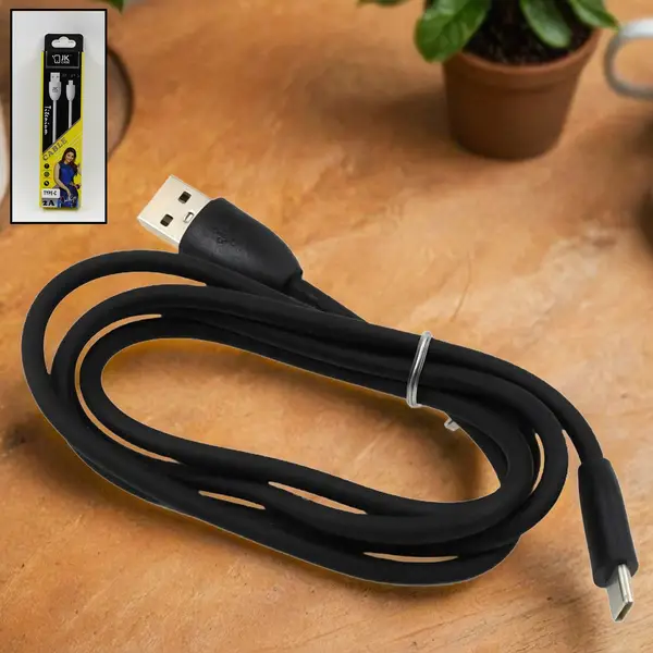 [13433_type_c_charging_cable_jk403] JK 2A Type C data cable Fast Charging, Data Transfer Cable (1 Pc)