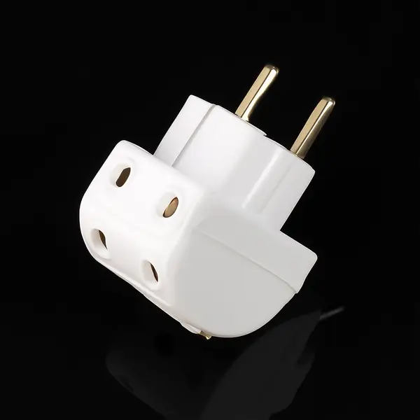 [7259_5_way_2pin_multi_plug_socket_1pc] 5-Way 2 Pin Multi-Plug Socket / Converter (1 Pc)
