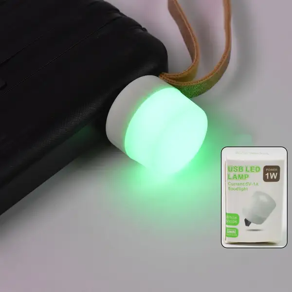 [7331_mix_color_small_usb_lamp_5pc] USB LED LAMP Night Light, Mini Portable for PC and Laptop (5 pcs Set / Mix Color)