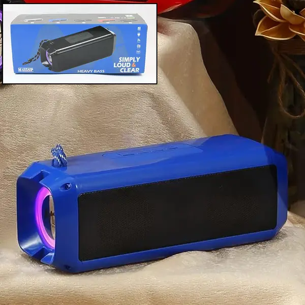 [13374_portable_bluetooth_speaker] Portable Wireless Rechargeable Speaker Bluetooth Speaker (1 Pc)