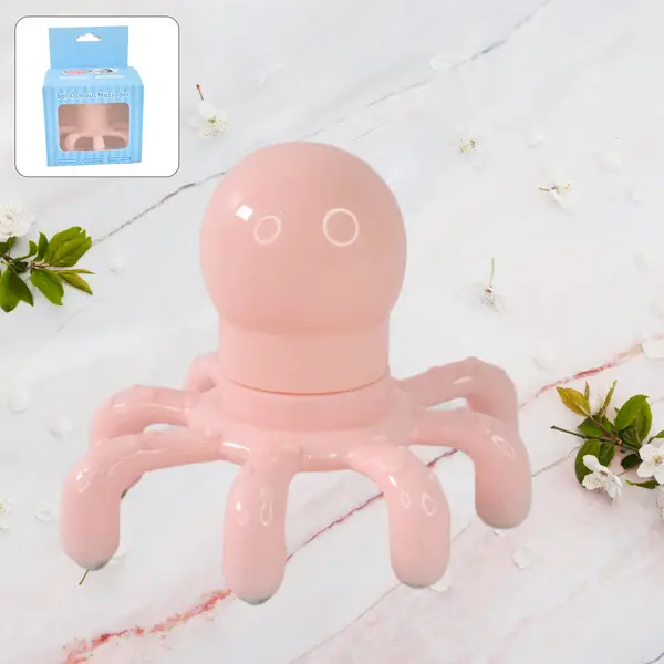 [14392_octopus_claw_head_massager] Scalp Relax Octopus Massager, Octopus Claw Head Massager Long Lasting Ergonomic for Adults for Abdomen