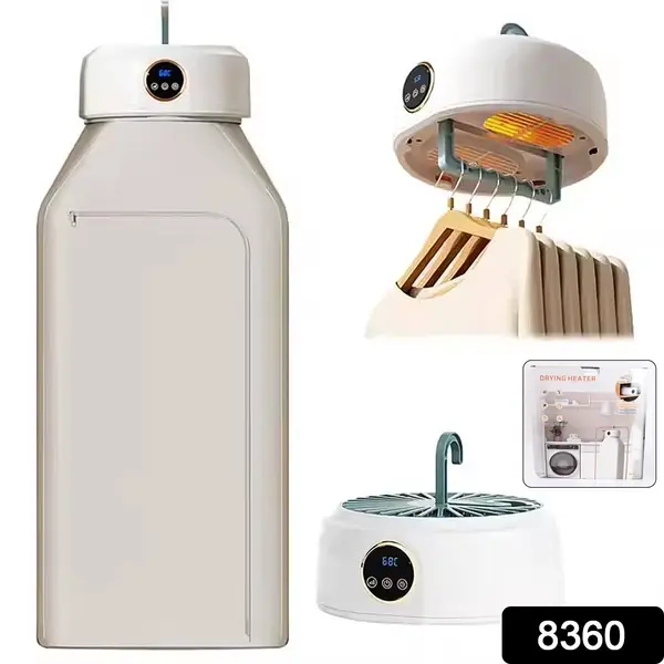 [8360_portable_clothes_dryer_machine] Portable Clothes Dryer, Mini Laundry Dryers with Low Noise (1 Set)