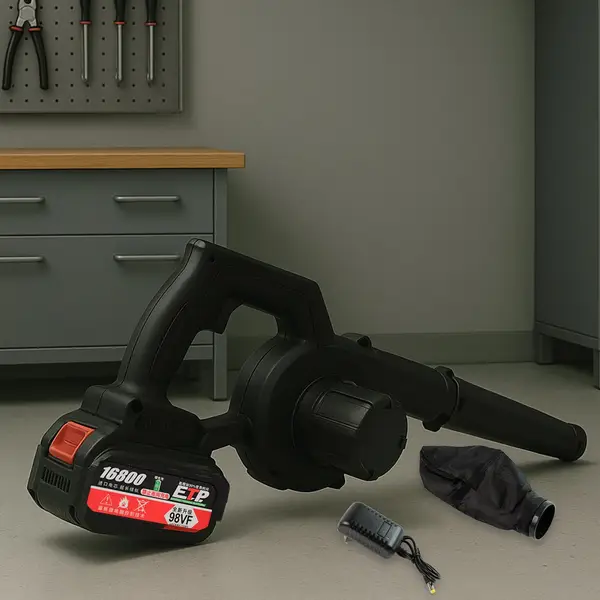 [14450_home_and_garden_air_blower] Multi-Purpose Home and Garden Air Blower Kit with Collection Bag for Easy Cleaning