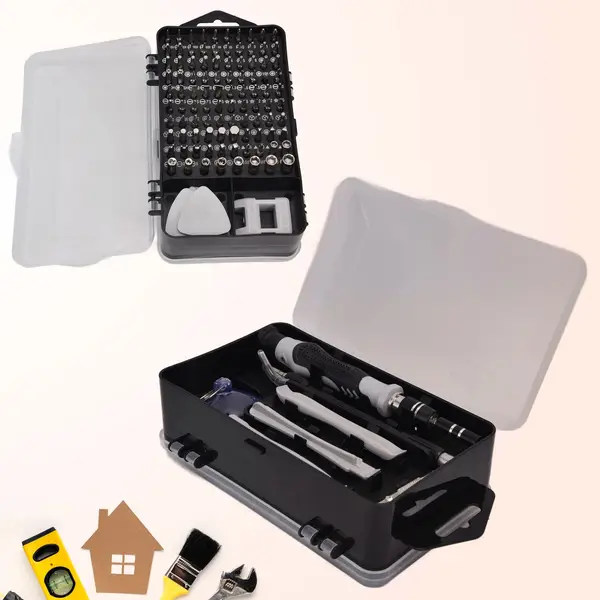 [15386_screwdriver_tool_kit_117pc] Screwdriver Electronic Laptop, Mobile Repair Tool Kit (117 Pcs Set)