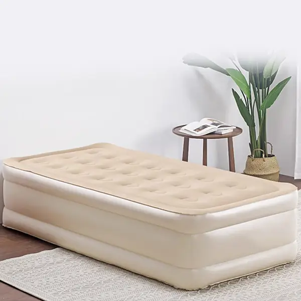 [4073_foldable_inflatable_airbed_190x100x40cm] Portable Inflatable Bed Folding Lazy Bed (190x100x40 Cm / 1 Pc)