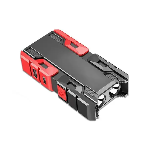[9553_2led_flashlight_n_power_bank] Rechargeable Mini LED Flashlight with Power Bank, 3 Modes (1 Pc)