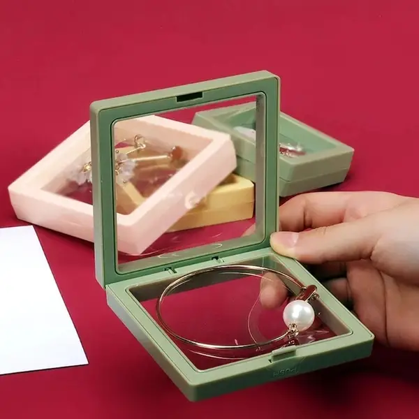 [18471_multi_trans_gift_packaging_box_1pc] Gift Packaging 3D Floating Frame Display Case (1 Pc)