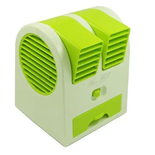 [0201_air_cooler] Dual Bladeless Mini Air Conditioner