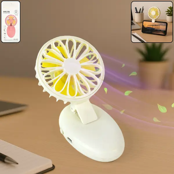 [17708_handheld_mini_fan_no2] Mini USB Handheld Fan, Portable Rechargeable Mini Fan for Home, Office, Travel and Outdoor Use (1 Pc)