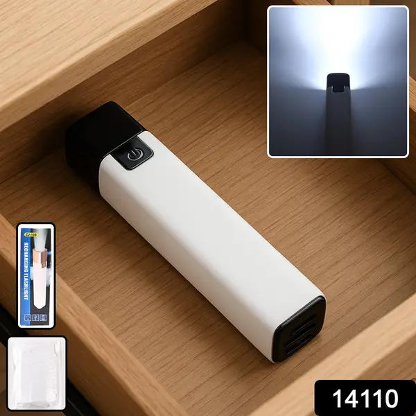 [14110_usb_torch_ligh_1pc] Rechargeable LED Flashlight