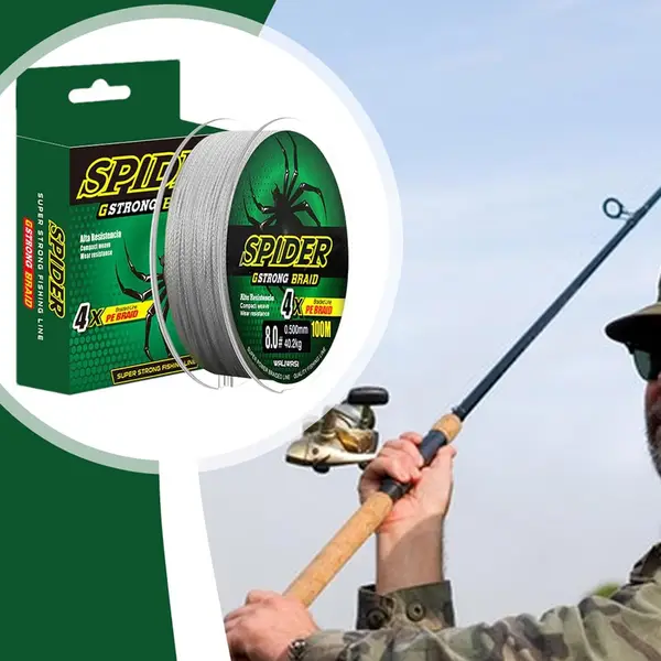 [15796_fishing_braid_wire_100mtr] Braided Fishing Line, Abrasion Resistant Braided Wires, 100 Mtr Braided Wire