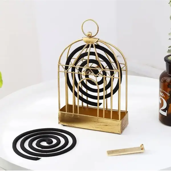 [7395_mosquito_coil_holder] Mosquito Coil Holder, Vintage Style Durable Household Mosquito coil Stand for Office Home