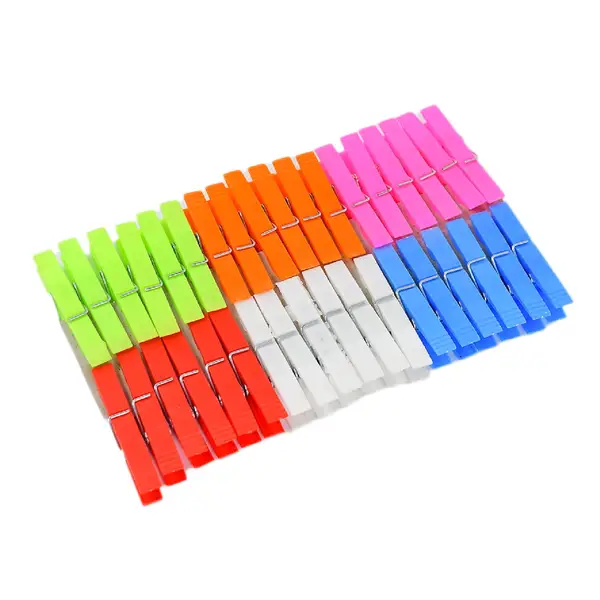 [6216_cloth_clips_144pc_set] Multi Purpose Plastic Clothes Clips for Cloth Drying Clips (set of 144Pc)