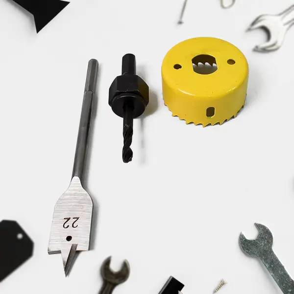 [8641_hole_saw_installation_kit_no6] Door Lock Installation (22mmx150mm) Hole Saw Kit (1 Set)